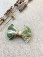 Load image into Gallery viewer, &quot;Daisy&quot; Tie-Dye Macrame Bow (Clip)

