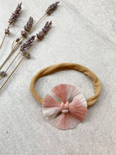 Load image into Gallery viewer, &quot;Poppy&quot; Tie-Dye Macrame Bow (Headband)
