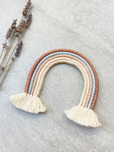 Load image into Gallery viewer, The &quot;Ava&quot; Macrame Rainbow Cake Topper
