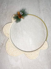 Load image into Gallery viewer, Macrame Christmas Wreath
