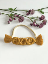 Load image into Gallery viewer, &quot;Ivy&quot; Macrame Bow (Toddler)
