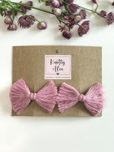 Load image into Gallery viewer, Knotty Alex Macrame Bow
