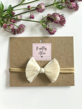 Load image into Gallery viewer, Knotty Alex Macrame Bow
