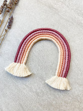 Load image into Gallery viewer, The &quot;Brenna&quot; Macrame Rainbow Cake Topper
